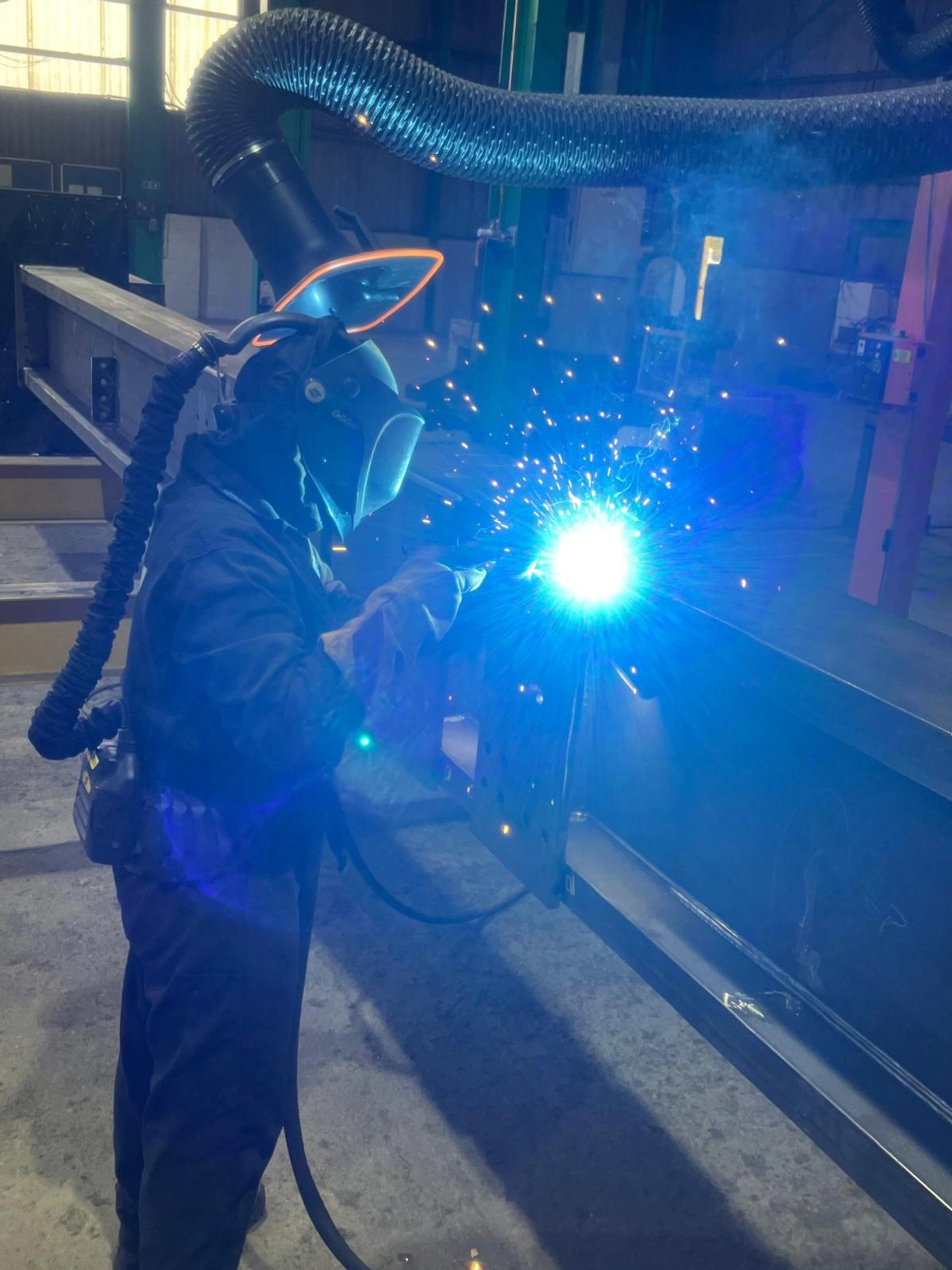 Custom Structural Steel Fabrication Workshop